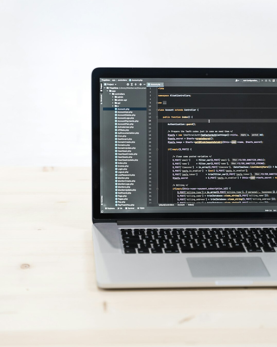 beginner learning code on laptop